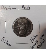 HOBO American Pride Skull Made From A REAL WWII Silver War Nickel SIGNED - $317.00 MXN