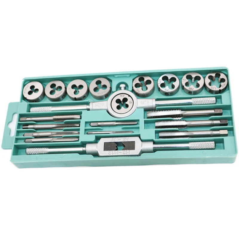 Hand Tools Die Set Screw Taps Thread s Alloy Steel And 1/16-1/2 Inch 20p... - $280.01