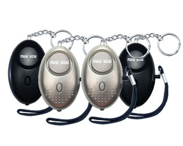 Personal Alarm Keychain For WOMEN/KIDS Siren 140 Db Loud &amp; Led Light (4 Pack) - £12.49 GBP