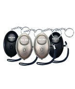 Personal Alarm keychain for WOMEN/KIDS siren 140 DB LOUD &amp; LED light (4 ... - £12.59 GBP