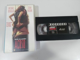 Belästigung VHS Tape Kassette Sammler MICHAEL Douglas Demi Moore - $8.79