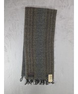 Vintage Share&#39; Lyon France Wool Fringed Designed Scarf Made In France 11... - $19.98