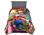 The Super Mario Bros. Movie Kids Bedding Super Soft Microfiber Reversibl... - £92.20 GBP