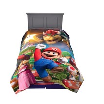 The Super Mario Bros. Movie Kids Bedding Super Soft Microfiber Reversibl... - £90.42 GBP