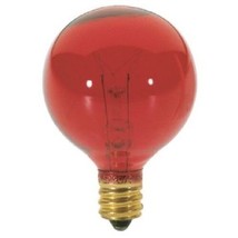 Bnb 35732PRD 10W 130V G12 Globe E12 Base Transparent Red Bulb(Pack Of 6) - £30.48 GBP