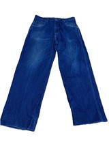 FUBU Jeans Mens 36x34 Blue Denim Baggy Loose Y2K Cotton Skater - $843.02 MXN