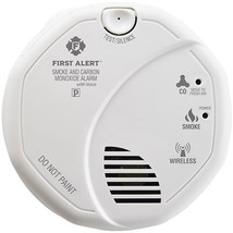 First Alert 1039839 Wireless Interconnected Smoke &amp; Carbon Monoxide Alarm with  - £88.64 GBP
