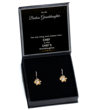 Ear Rings For Granddaughter, Chef Granddaughter Earring Gifts, Grandma To  - £39.36 GBP