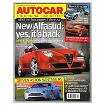 Autocar Magazine 19 March 2008 mbox2757 New Alfasud: Yes it&#39;s back - Driven Asto - £3.91 GBP