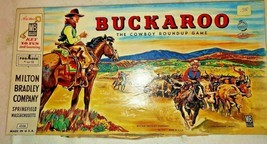 Vintage 1947 Milton Bradley Buckaroo Cowboy Roundup Board Game - £55.91 GBP