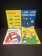 Lot of 4 The Cat in the Hat's Learning Library Beginner Books Dr Seuss H... - $11.00