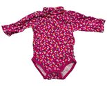 Gymboree Baby Pink Floral Turtleneck Bodysuit 3-6 Winter Sparkle 2001 Vi... - $17.82