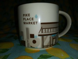 STARBUCKS COFFEE Pike Place Market  You Are Here Collector Series Mug 14 oz 2013 - £18.76 GBP