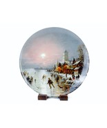 1987 Collector Plate &quot;Ice Skaters In The Evening Sun&quot;, Ludwig Muninger, ... - $12.69