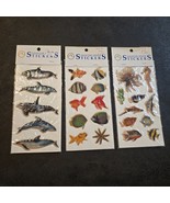 Vintage 1987 Puffy Stickers Ocean Life Dolphins Fish OKC Zoo Collector P... - $38.75
