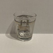 Vintage Souvenir Niagara Falls Canada Shot Glass Gold - £3.98 GBP
