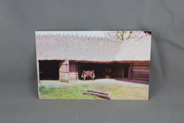 Vintage Postcard - Kyiv Museum of Folk Architecture Closed Yard Solov&#39;i Volyn - £15.23 GBP