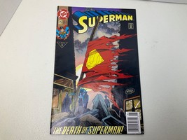 Superman #75 DC Comic Newstand Issue Jan. 1993 Gatefold - The Death Of S... - $97.02