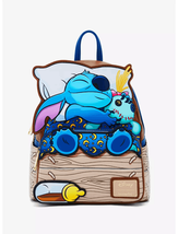 Loungefly Disney Lilo &amp; Stitch Sleeping Stitch Mini Backpack - $129.99