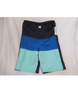 Cat &amp; Jack adaptive NWT boys swim suit shorts trunks blue color block XL... - £16.04 GBP