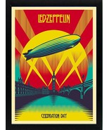 Led Zeppelin Poster Framed Quality Print and Framing 19x25 Inches - $121.11 CAD