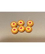 Lego PN98138pb094 - Tile 1 x 1 w/ Pastry w/Heart Pattern -Med Nougat - 6... - $7.88 CAD