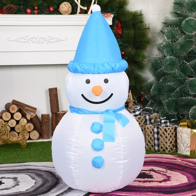 Snowman Inflatable Toys Christmas Decoration 1m Snow Doll Toys with Led Lights - £39.04 GBP+