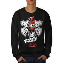 Wellcoda Dead Rockers Grim Skull Mens Sweatshirt - £26.27 GBP+