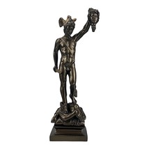 Perseus with Head of Gorgon Medusa Cast Marble Statue Sculpture Bronze Effect - £71.17 GBP