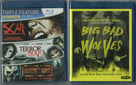 Scar/Terror Trap/Midnight Movie + Big Bad Wolves- sealed Blu ray Disc - $13.99