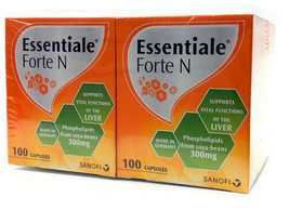 4 Packs Essentiale Forte N 50S Detox Liver Tonic Supplement Original Fast Ship - £46.86 GBP