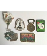 Las Vegas New Orleans Casino Bourbon Street Vintage Fridge Magnet Lot (Q... - $19.99