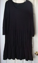 New AB Studio Fit &amp; Flare Women&#39;s Sweater Dress Black Variety Sizes  - £29.18 GBP