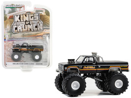 1985 GMC K3500 Sierra Classic Monster Truck Black &quot;Overtime&quot; &quot;Kings of Crunch&quot; S - $23.64