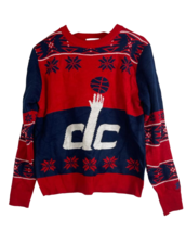 Men&#39;s Washington Wizards On-Court Graphic Crew Fleece Sweater, Navy/Red,... - £22.85 GBP