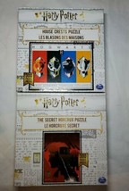 2 Harry Potter Jigsaw Puzzle House Crests + The Secret Horcrux 300pc (18... - $31.64