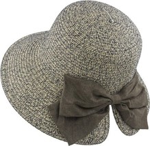  Muryobao Women Straw Hats Wide Brim Foldable Packable Roll up Cap Summer UV Pro - £6.86 GBP