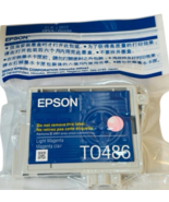 Genuine EPSON Ink CartridgeT0486 &quot;Light Magenta&quot; Factory Sealed-NEW - $34.60