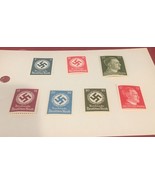 1941 Germany Hitler Heads/ Nazi Party. Vf /M/Nh Lot Of  7 - $24.15