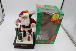 Vintage Holiday Scene Music Light Santa - £11.67 GBP