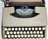 Vintage Smith Corona Skyriter Ultra Portable Light Typewriter In Case Wo... - $299.99