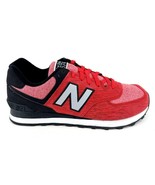 New Balance 574 Classics Sweatshirt Red Black Mens Sneakers ML574TTB - $109.57 CAD