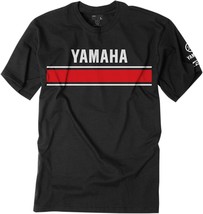 Factory EFFEX-APPAREL Adult Mens Yamaha Retro Short Sleeve T-Shirt Black Lg - £24.31 GBP