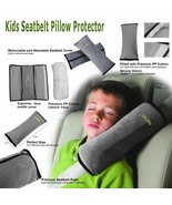 Seat Belt Cover Travel Pillow For Kids, Soft Micro-Suede Fiber, Machine ... - $13.36 CAD