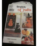 Simplicity Crafts Pattern 9921 Chris Malone Felt Halloween Decorations B... - £7.81 GBP