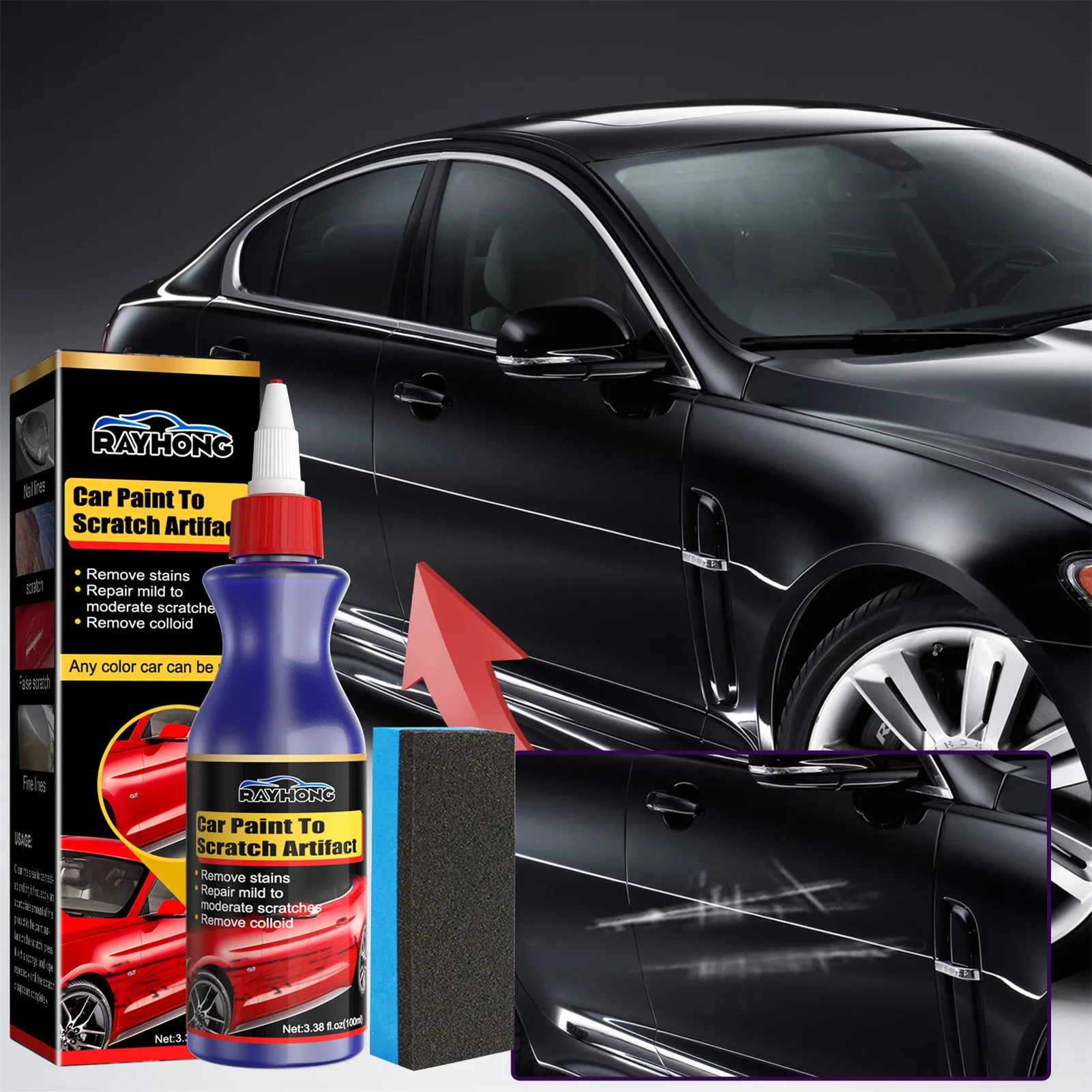 Car Scratch And Swirl Remover Multipurpose Auto Scratch Repair Pen Polish &amp; Pa - £11.78 GBP