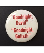 Vintage Goodnight David Goodnight Goliath Button Pin Pinback Japan 1.75&quot; - £10.99 GBP