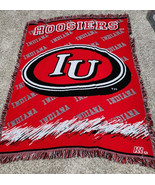Indiana Hoosiers  University Woven Blanket Throw IU 52x41 - $33.57 CAD