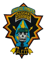 A CO. 1/10th SPECIAL FORCES GROUP (ABN), POCKET PATCH, CIRCA 1980&#39;s, BAD... - $25.00