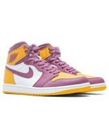 Air Jordan 1 Retro High OG University Gold/Light Bordeaux 555088-706 Men... - $4,656.49 MXN